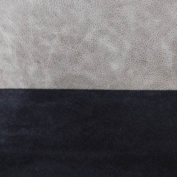 Detailansicht, Echtleder mit Velourleder