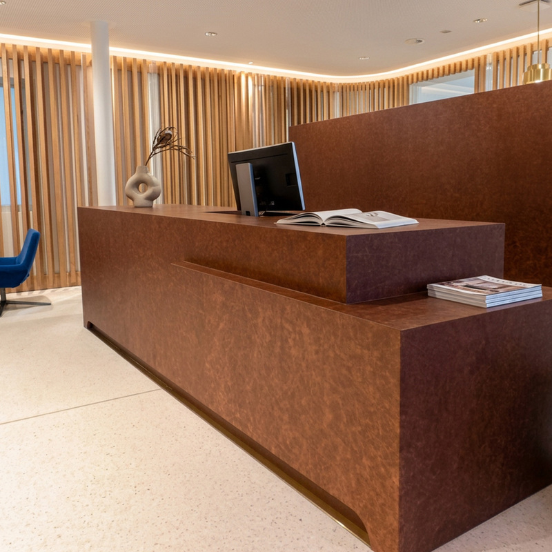 Bank-Counter komplett mit SOFT TOUCH Leder